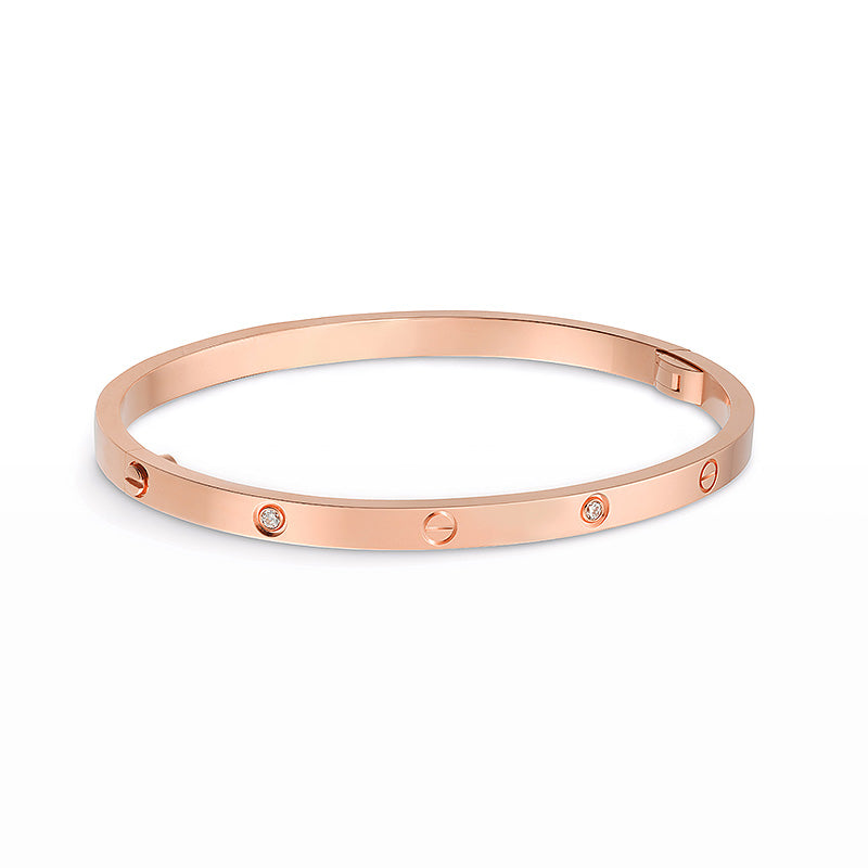 [Aetheris]LOVE 3.65MM SCHMALER ARMBAND - 6-DIAMANT