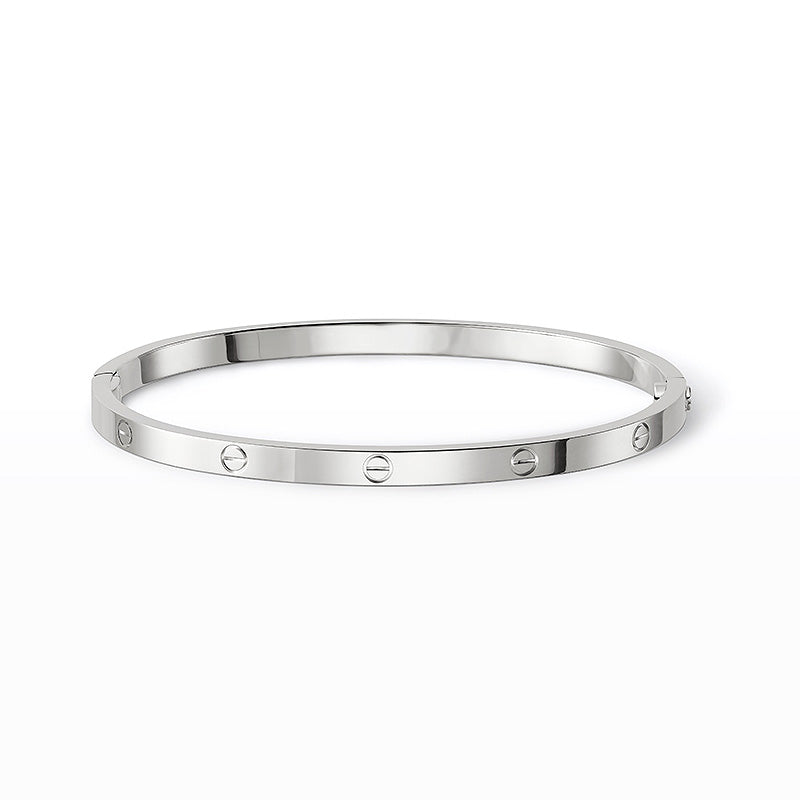 [Aetheris]LOVE 3.65MM SMALL MODEL BANGLE