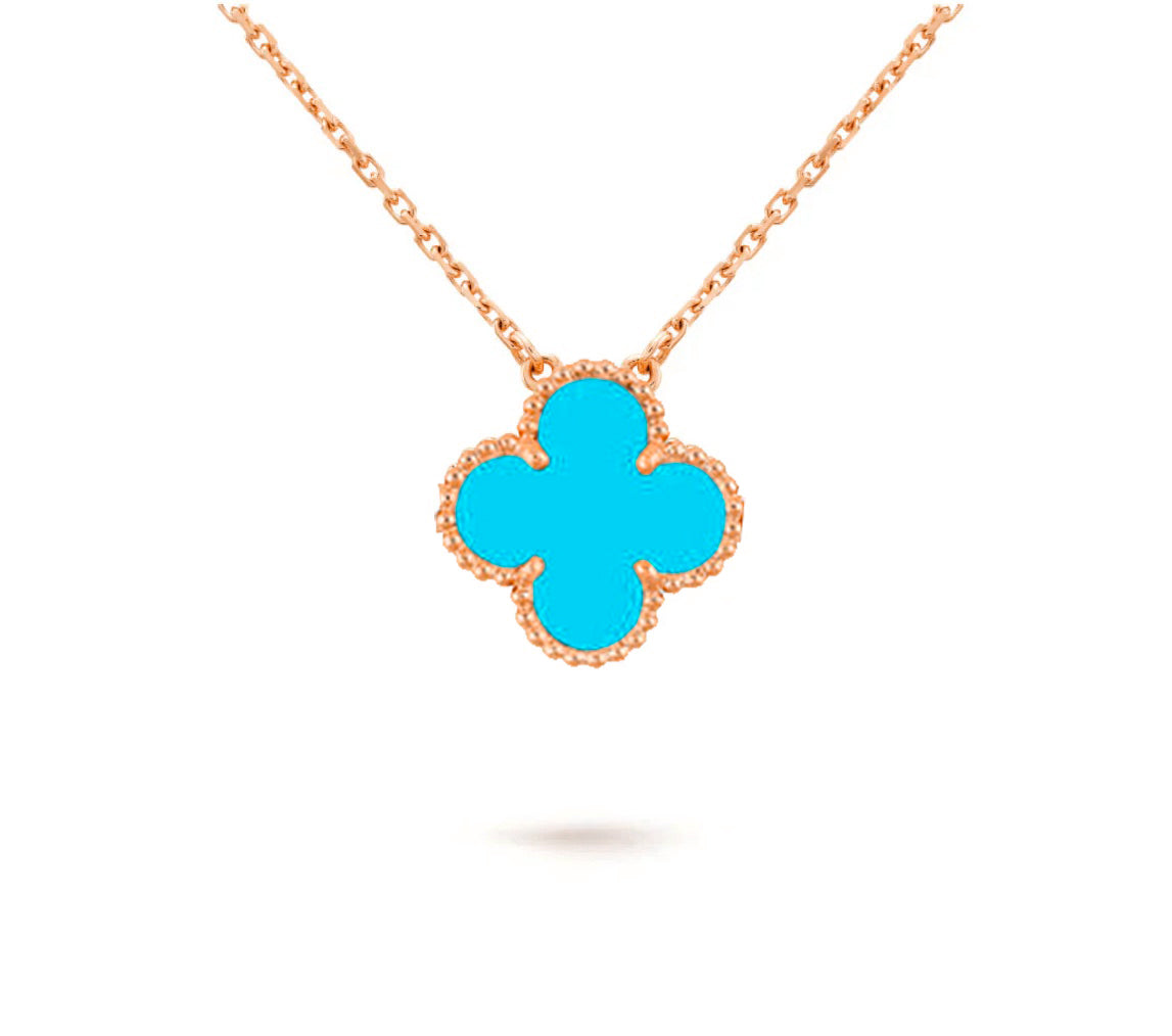 [Aetheris] 15MM KLEEBLUMEN ANHÄNGER KETTE KOLLEKTION