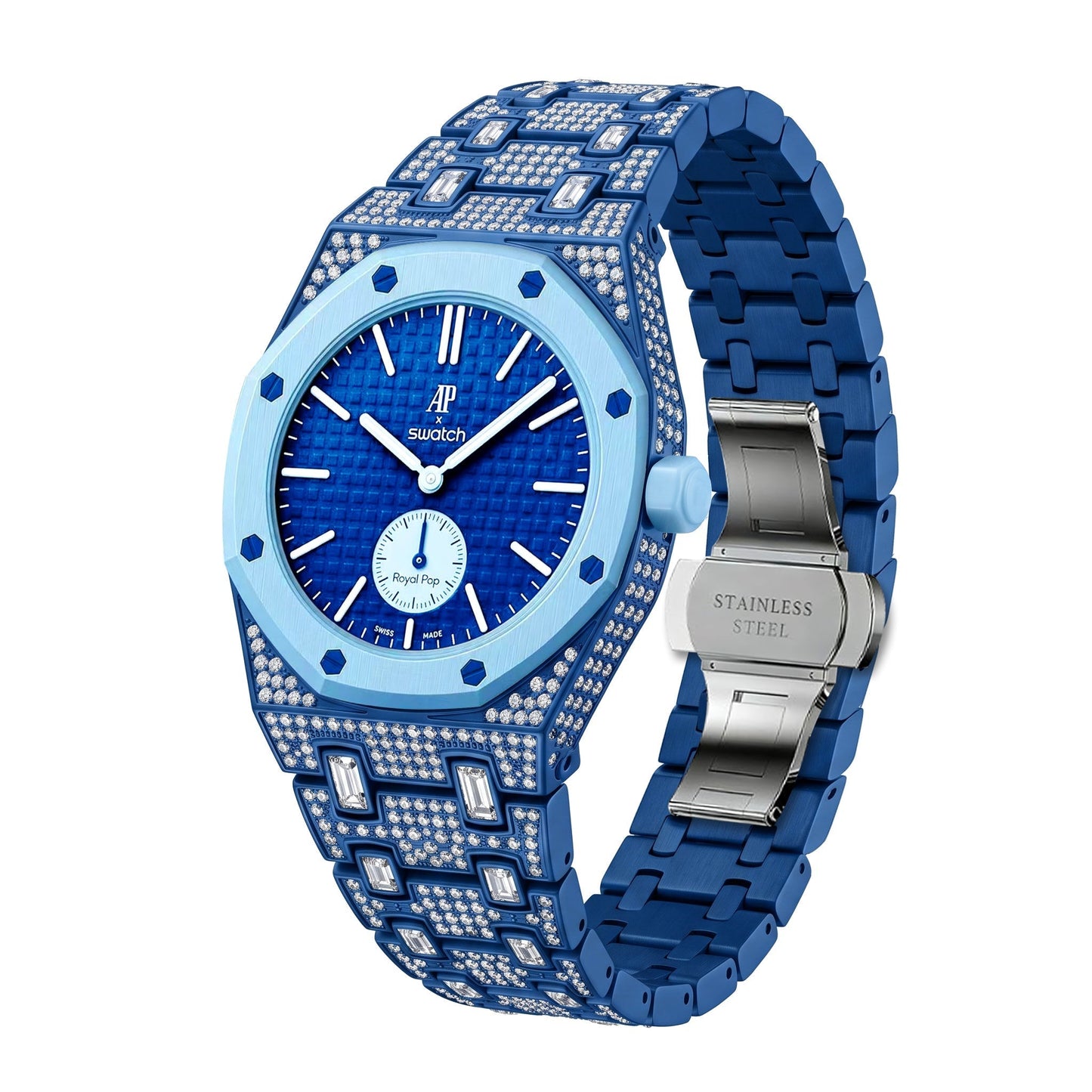 [Aetheris]Royal Oak Pop Exclusive Bioceramic Case & Bioceramic Strap Full Diamond