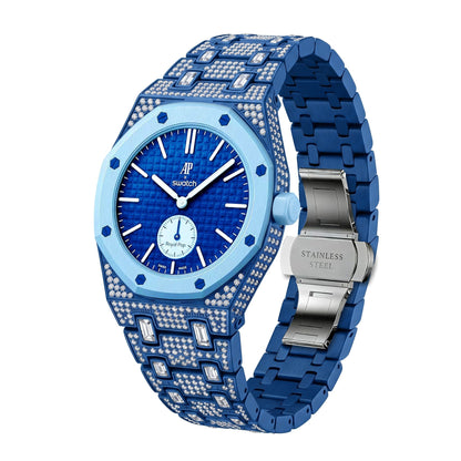 [Aetheris]Royal Oak Pop Exclusive Bioceramic Case & Bioceramic Strap Full Diamond