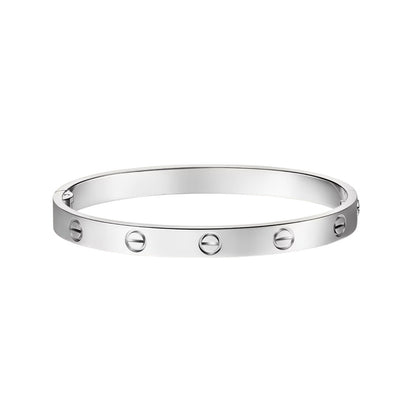 [Aetheris]CLASSIC 6.1MM LOVE SINGLE-SCREW CLOSURE BANGLE
