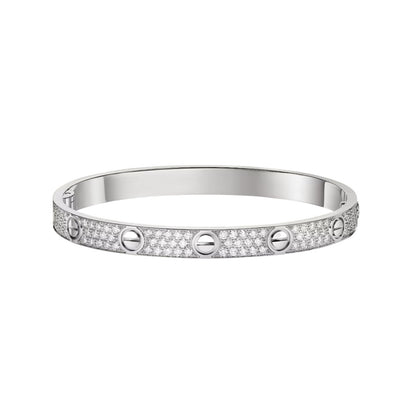 [Aetheris]CLASSIC 6.1MM LOVE BANGLE - FULL PAVÉ