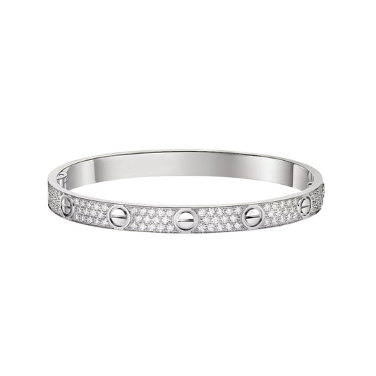 [Aetheris]CLASSIC 6.1MM LOVE BANGLE - FULL PAVÉ