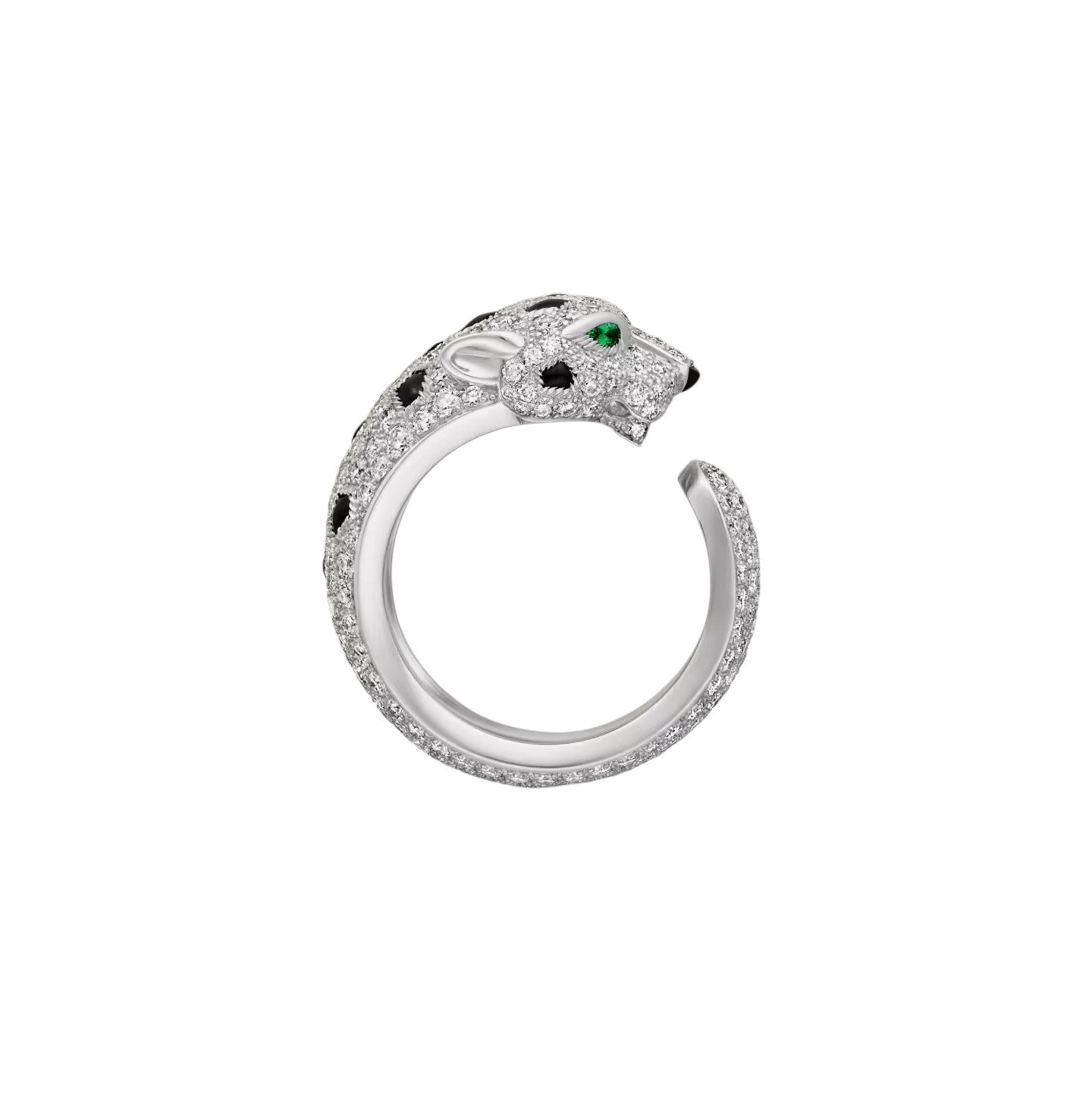 [Aetheris]PANTHÈRE DE DIAMOND HALF-PAVÉ MEDIUM RING