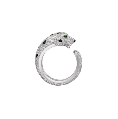 [Aetheris]PANTHÈRE DE DIAMOND HALF-PAVÉ MEDIUM RING