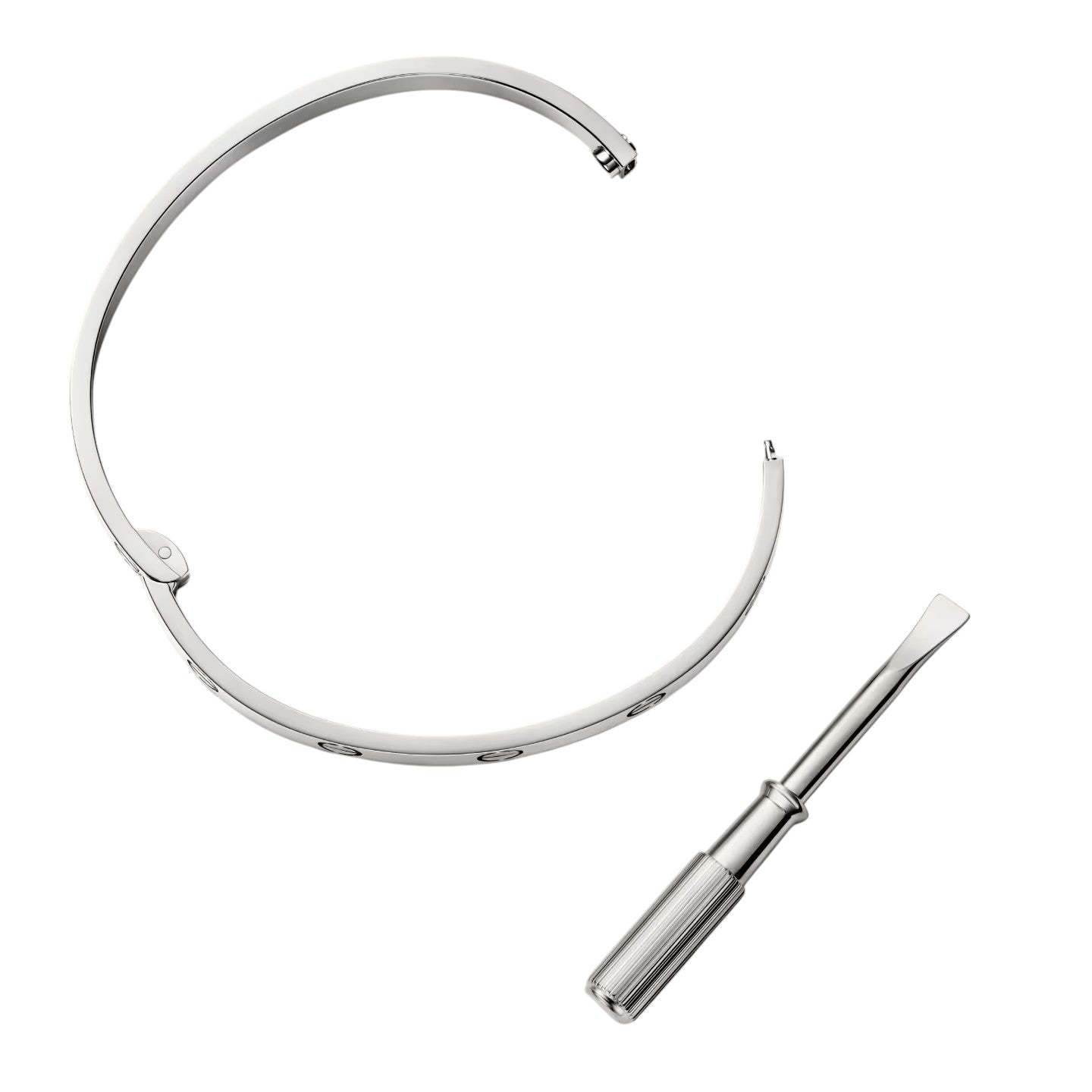 [Aetheris]CLASSIC 6.1MM LOVE SINGLE-SCREW CLOSURE BANGLE