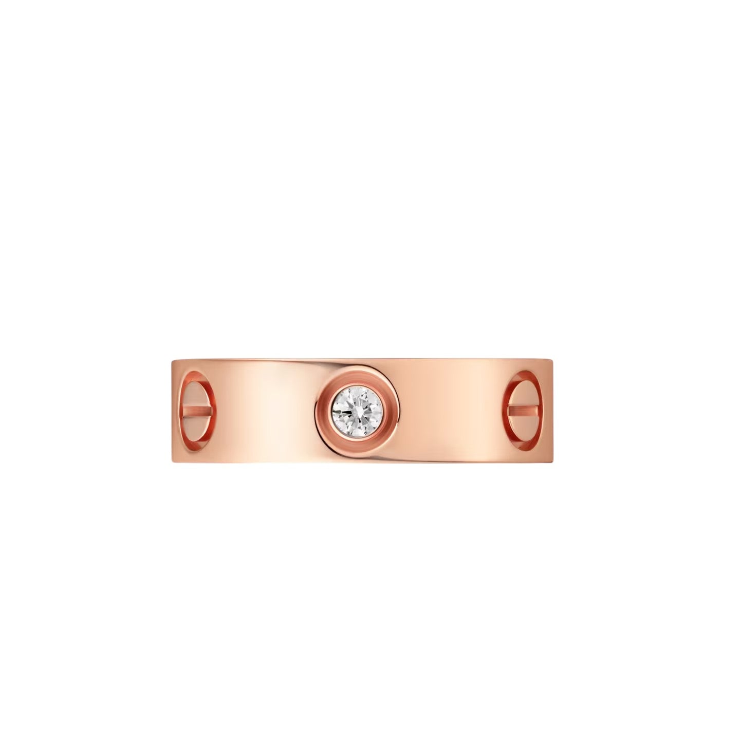 [Aetheris]LOVE 5.5MM 3 DIAMONDS RING