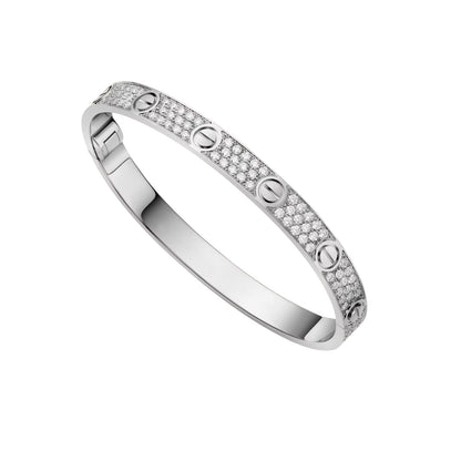 [Aetheris]CLASSIC 6.1MM LOVE BANGLE - FULL PAVÉ