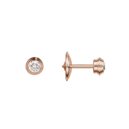 [Aetheris]D'AMOUR 5MM DIAMOND STUD EARRINGS
