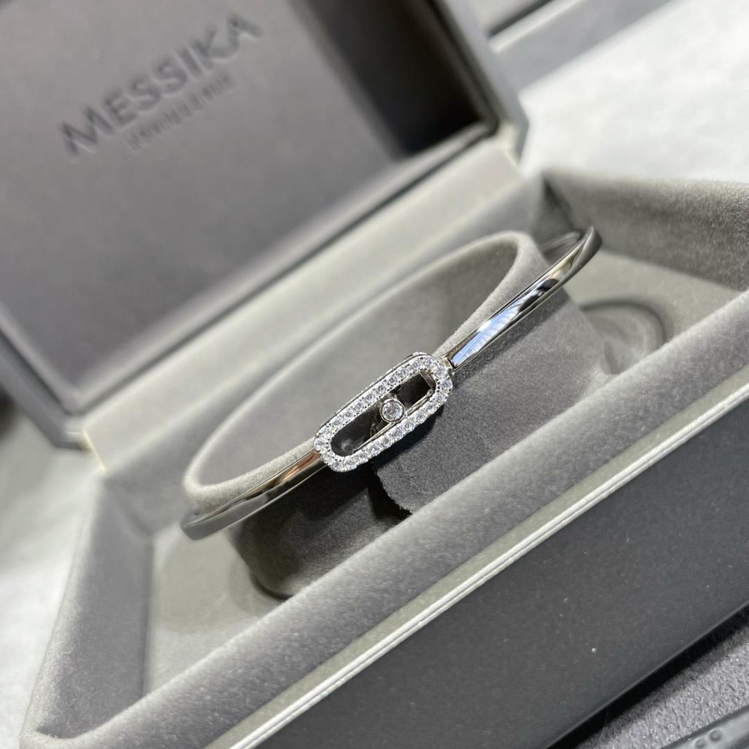 [Aetheris]MOVE UNO PAVÉ FLEX BANGLE (MEDIUM)