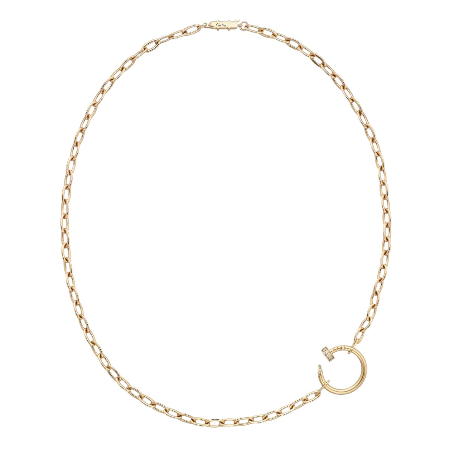 [Aetheris]CLOU DIAMOND NAIL PENDANT NECKLACE
