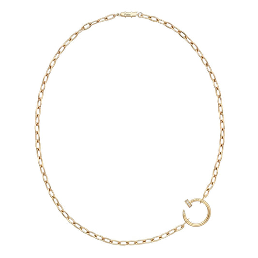 [Aetheris]CLOU DIAMOND NAIL PENDANT NECKLACE