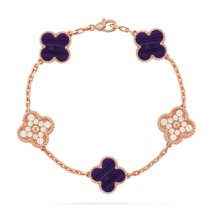 [Aetheris]GLÜCKKLEE-ARMBAND MIT 5 MOTIVEN - CHAROIT-KOLLEKTION