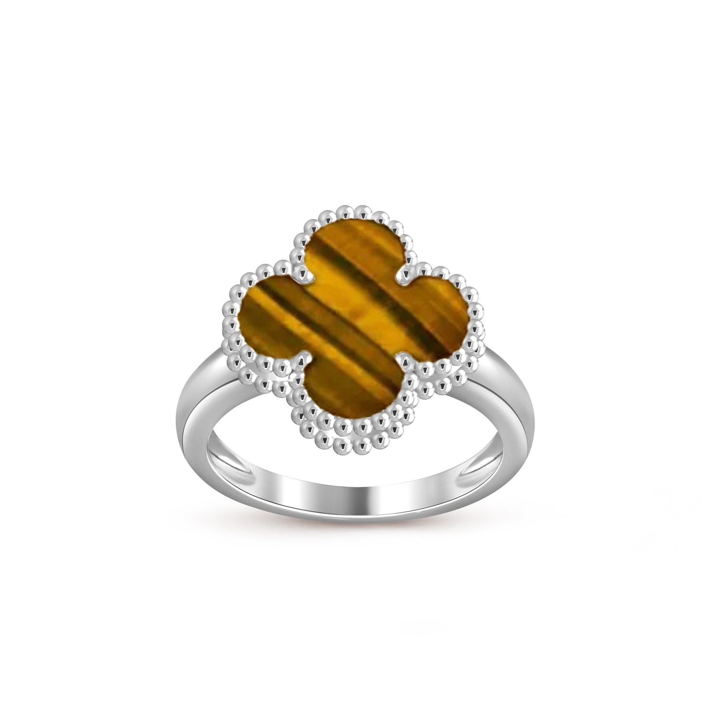[Aetheris]LUCKY CLOVER VINTAGE WEISSGOLD-RINGKOLLEKTION