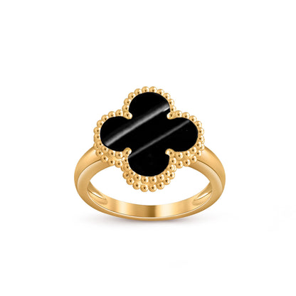 [Aetheris]LUCKY CLOVER VINTAGE GOLD RING COLLECTION