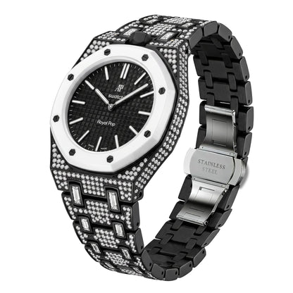 [Aetheris]Royal Oak Pop Exclusive Bioceramic Case & Bioceramic Strap Full Diamond