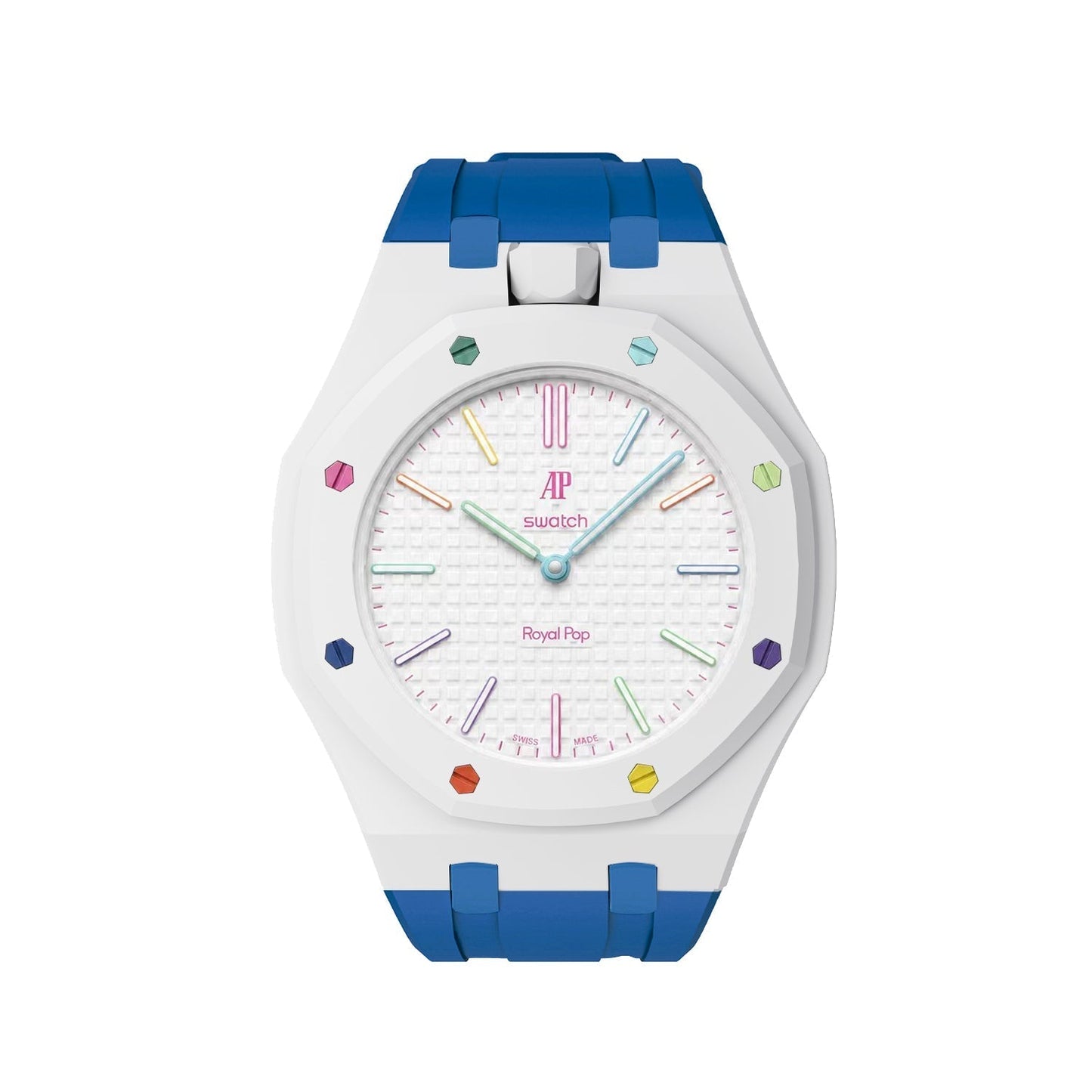 [Aetheris]Royal Oak Pop Exclusive Bioceramic Case & Silicone Strap Mix Color