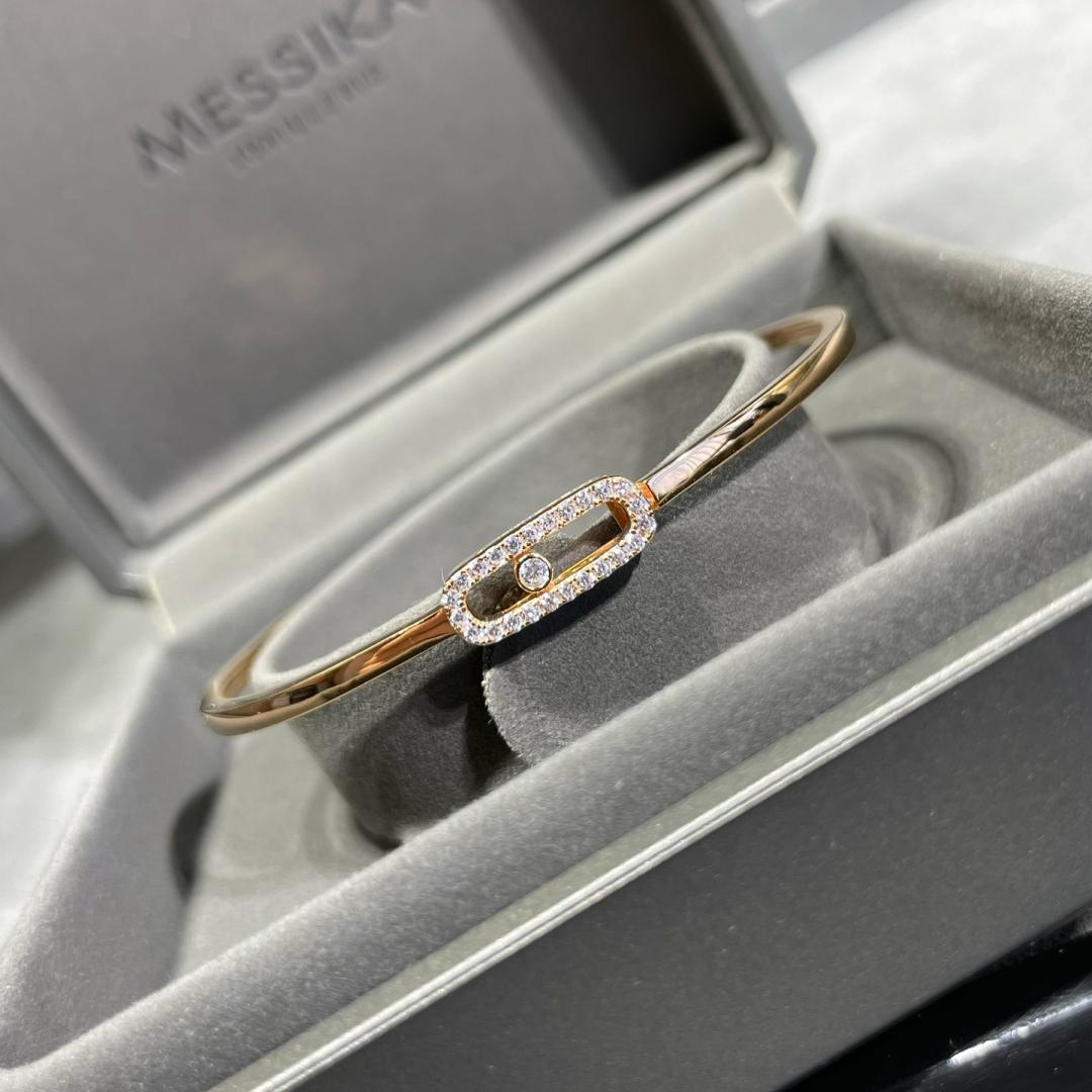 [Aetheris]MOVE UNO PAVÉ FLEX BANGLE (MEDIUM)