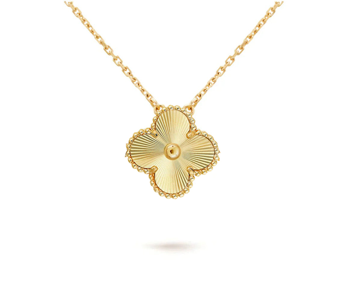 [Aetheris] 15MM KLEEBLUMEN ANHÄNGER KETTE KOLLEKTION