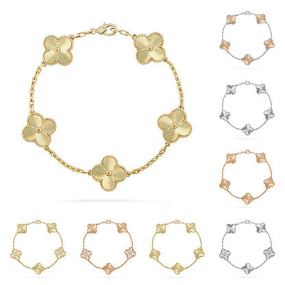 [Aetheris]LUCKY CLOVER 5-MOTIV ARMBAND - LASER COLLECTION