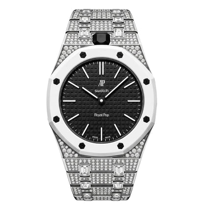 [Aetheris]Royal Oak Pop Exclusive Bioceramic Case & Bioceramic Strap Full Diamond