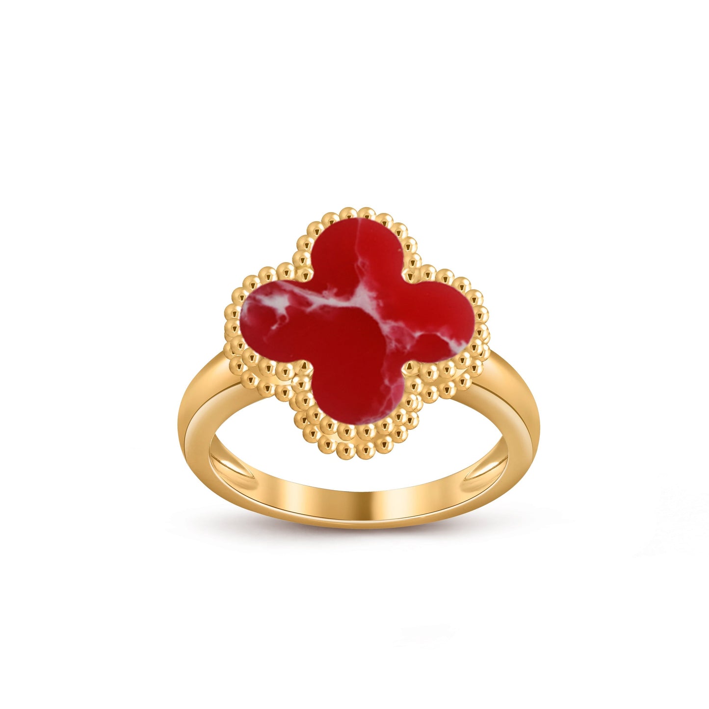 [Aetheris]LUCKY CLOVER VINTAGE GOLD RING COLLECTION
