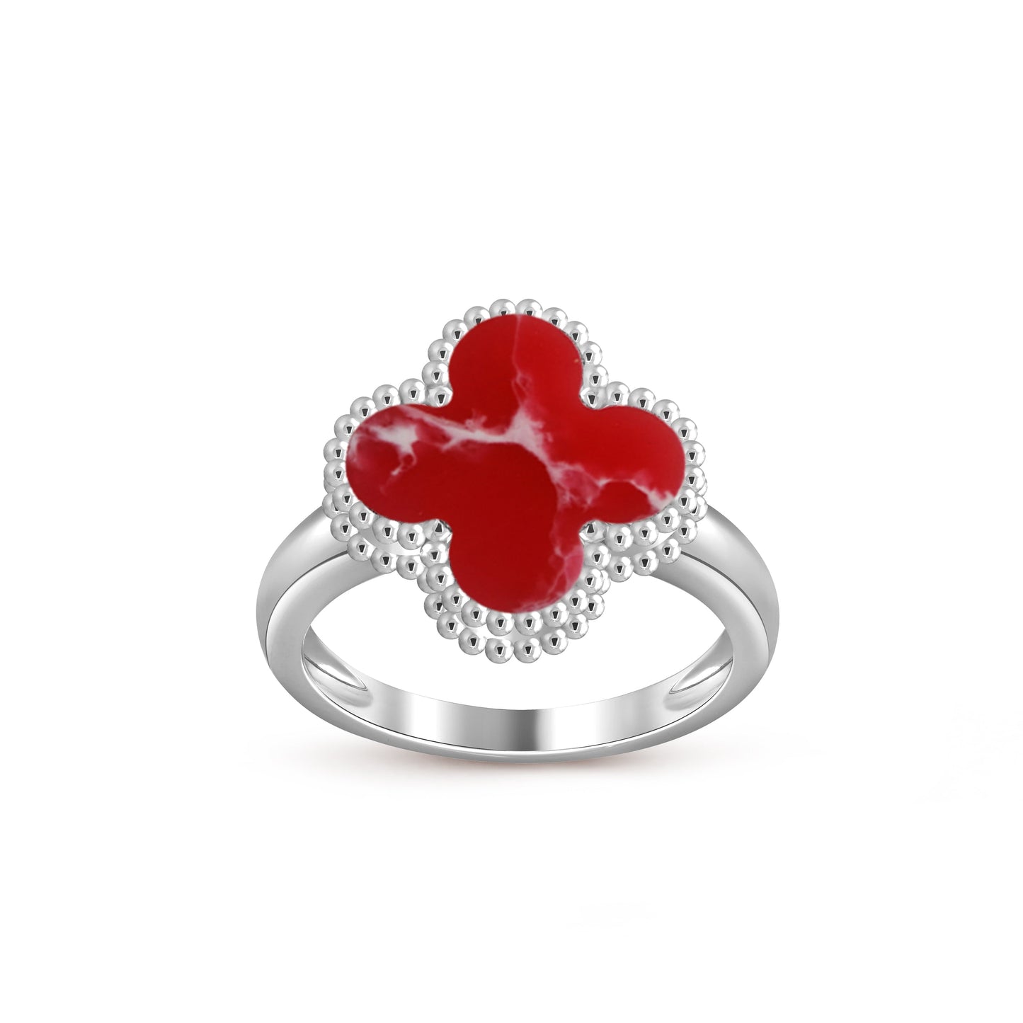 [Aetheris]LUCKY CLOVER VINTAGE WEISSGOLD-RINGKOLLEKTION