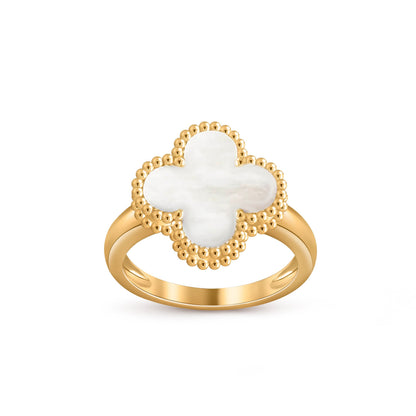 [Aetheris]LUCKY CLOVER VINTAGE GOLD RING COLLECTION
