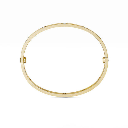 [Aetheris]KLASSISCHER 6,1MM LIEBESARMREIF – 10 DIAMANTEN