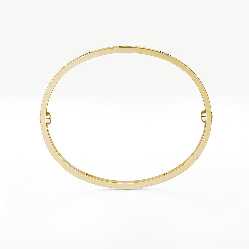 [Aetheris]KLASSISCHER 6.1MM LOVE-ARMREIF – 4 BRILLANTEN