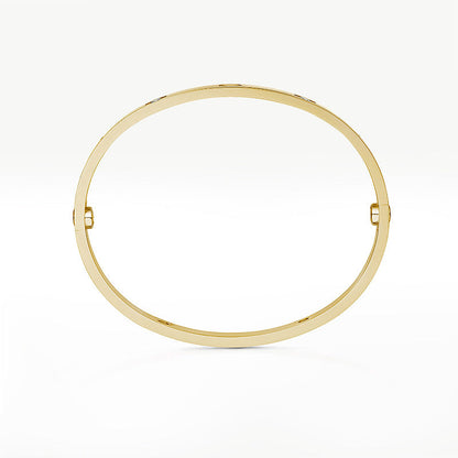 [Aetheris]KLASSISCHER 6.1MM LOVE-ARMREIF – 4 BRILLANTEN