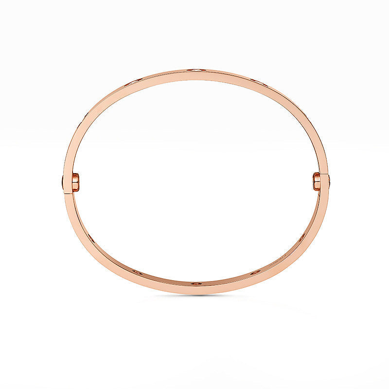 [Aetheris]KLASSISCHER 6,1MM LIEBESARMREIF – 10 DIAMANTEN