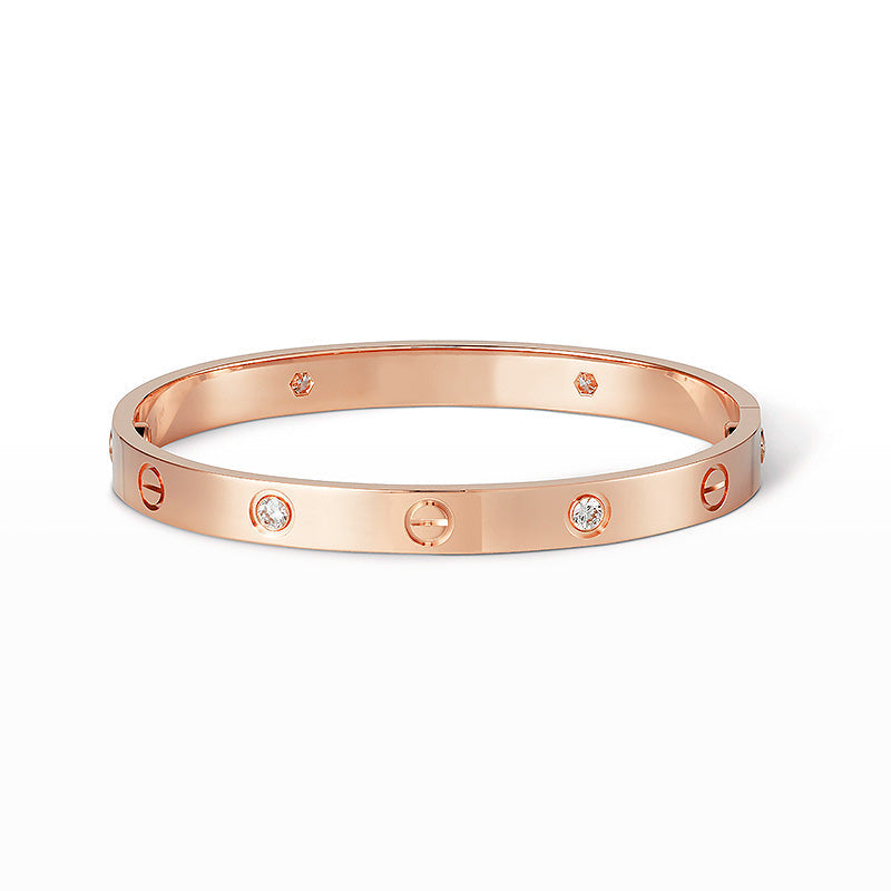 [Aetheris]KLASSISCHER 6.1MM LOVE-ARMREIF – 4 BRILLANTEN