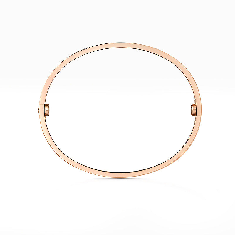 [Aetheris]KLASSISCHER 6.1MM LOVE-ARMREIF – 4 BRILLANTEN