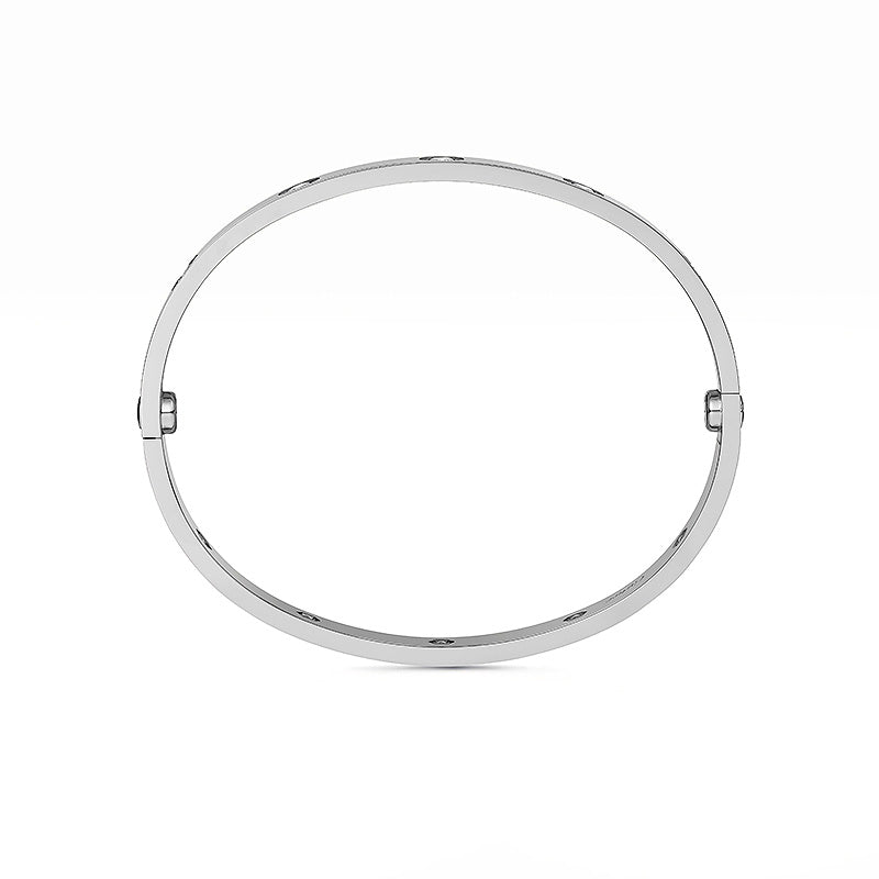 [Aetheris]KLASSISCHER 6,1MM LIEBESARMREIF – 10 DIAMANTEN