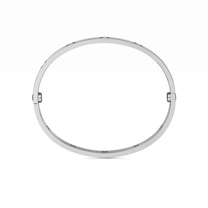 [Aetheris]KLASSISCHER 6,1MM LIEBESARMREIF – 10 DIAMANTEN