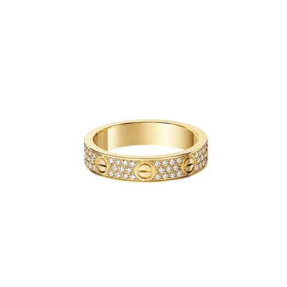 [Aetheris]LOVE 4MM PAVÉ DIAMOND RING