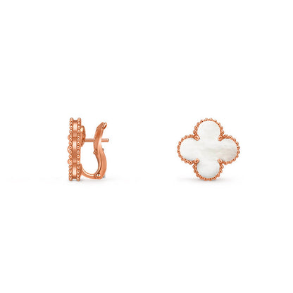 [Aetheris]15MM KLEEBENBLUMEN-OHRSTECKER ROSÉGOLD KOLLEKTION