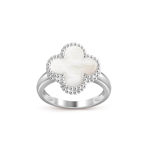 [Aetheris]LUCKY CLOVER VINTAGE WEISSGOLD-RINGKOLLEKTION