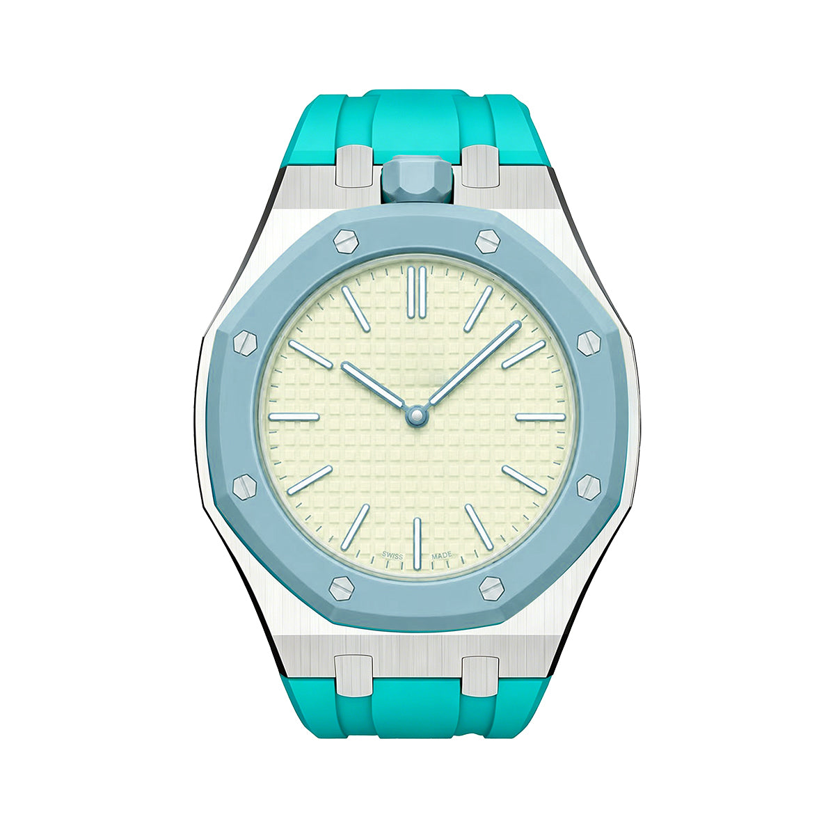 [Aetheris]ROYAL OAK POP EXCLUSIVE STEEL CASE & SILICONE STRAP