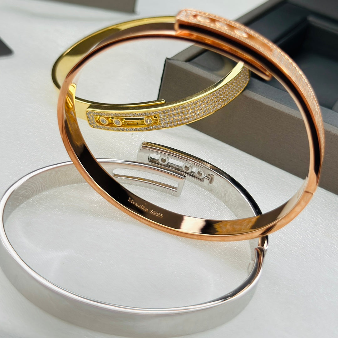 [Aetheris]MOVE NOA PAVÉ DIAMOND BANGLE BRACELET