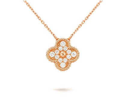 [Aetheris] 15MM KLEEBLUMEN ANHÄNGER KETTE KOLLEKTION