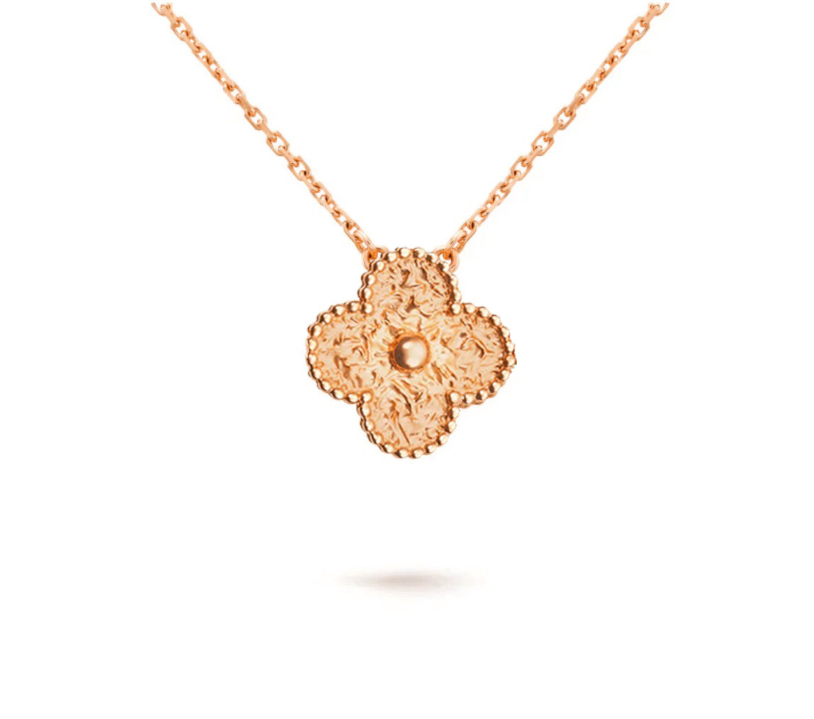 [Aetheris] 15MM KLEEBLUMEN ANHÄNGER KETTE KOLLEKTION
