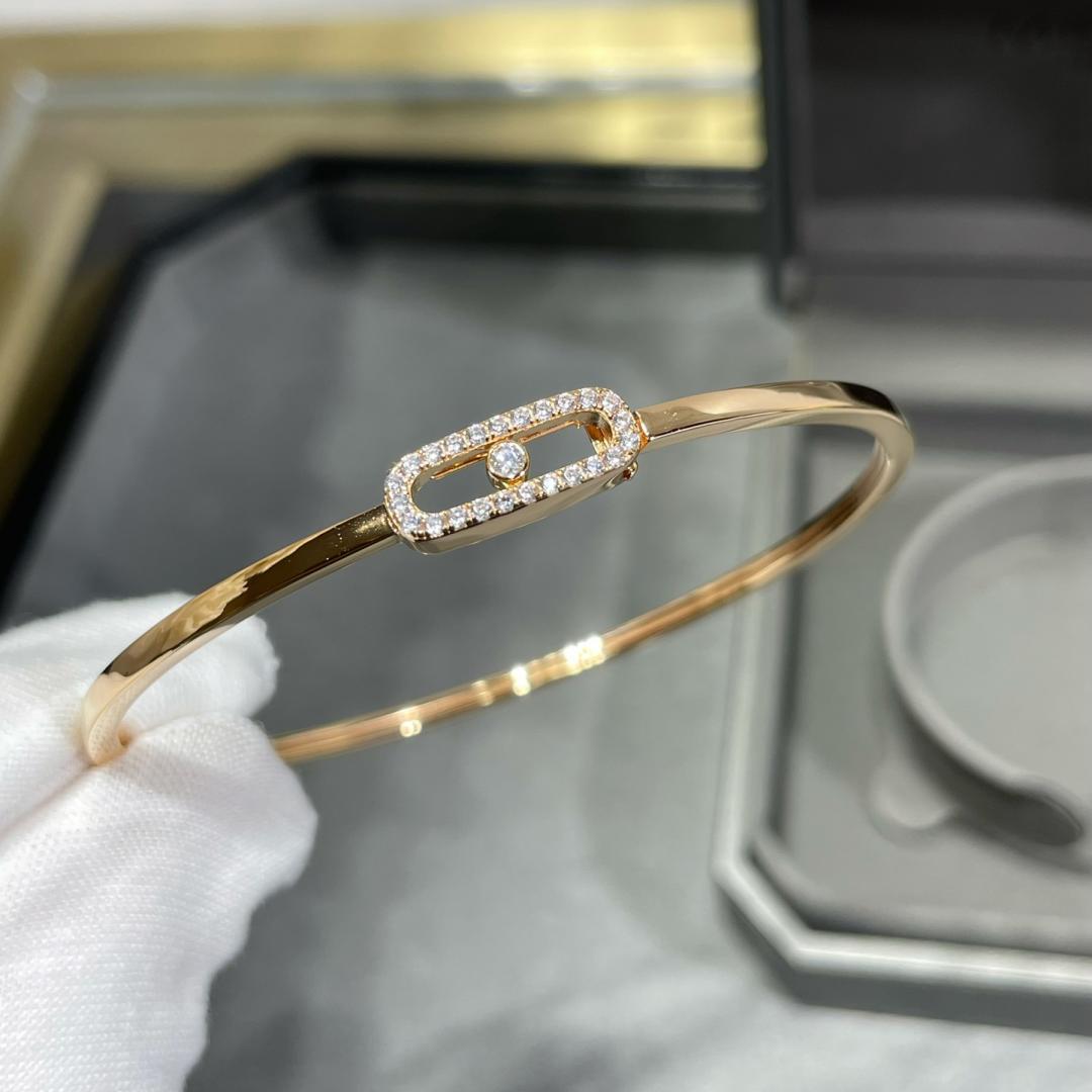 [Aetheris]MOVE UNO PAVÉ FLEX BANGLE (MEDIUM)