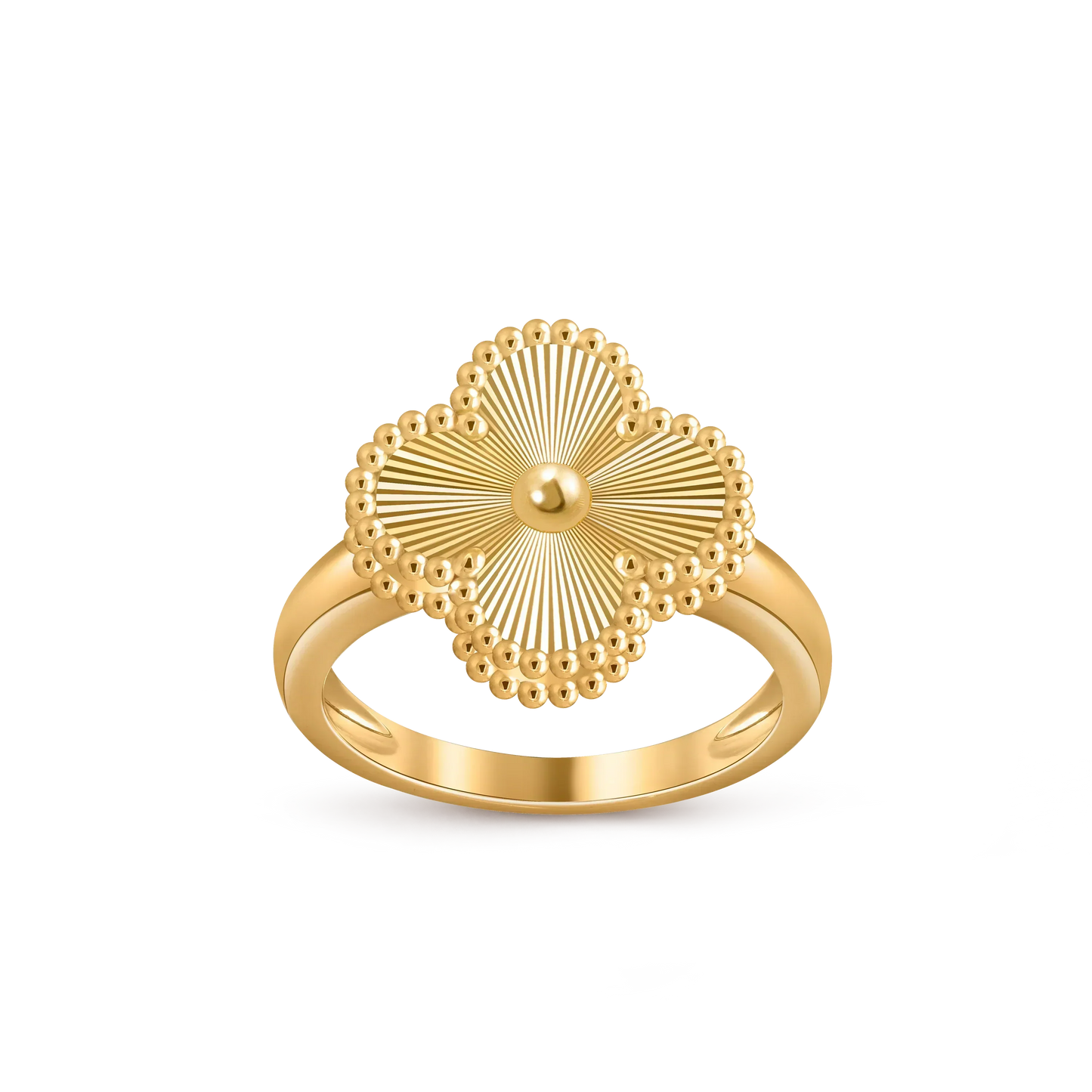 [Aetheris]LUCKY CLOVER VINTAGE GOLD RING COLLECTION