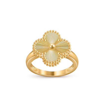[Aetheris]LUCKY CLOVER VINTAGE GOLD RING COLLECTION