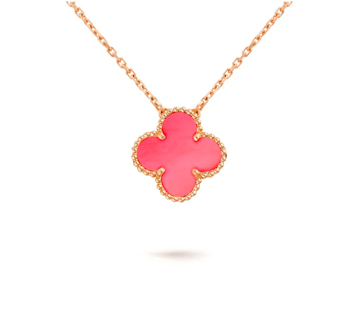 [Aetheris] 15MM KLEEBLUMEN ANHÄNGER KETTE KOLLEKTION