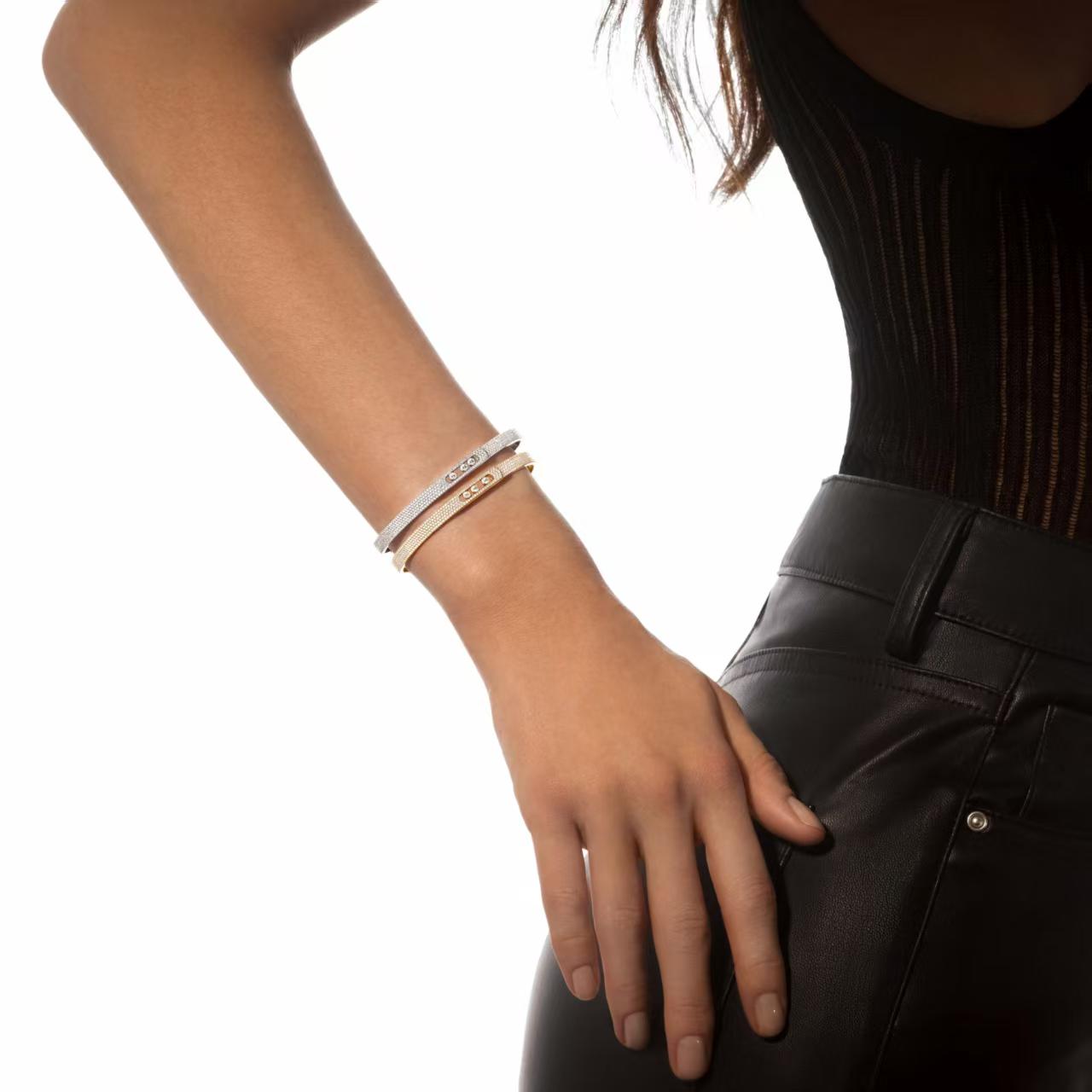 [Aetheris]MOVE NOA VOLLSTÄNDIG MIT DIAMANTEN BESETZTES ARMREIF