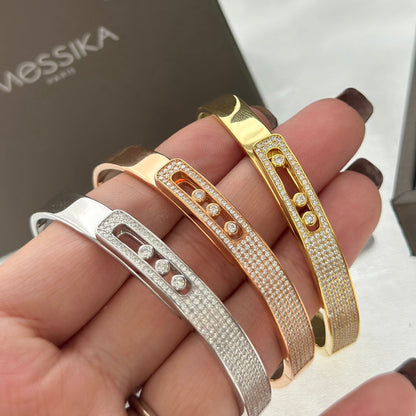 [Aetheris]MOVE NOA PAVÉ DIAMOND BANGLE BRACELET